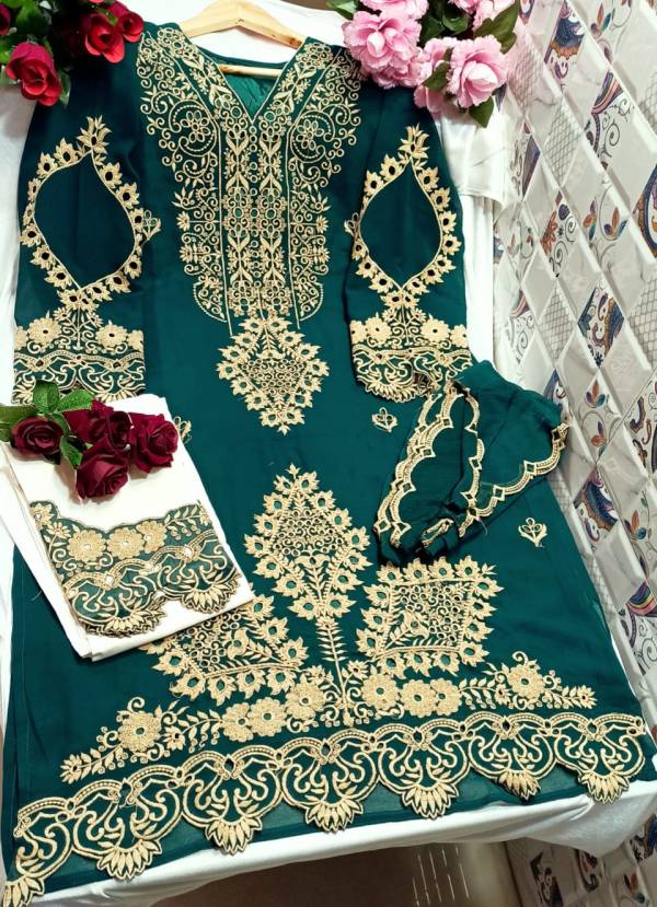 Kalam 1106 Heavy Festive Wear Georgette Ready Made Suit Collection